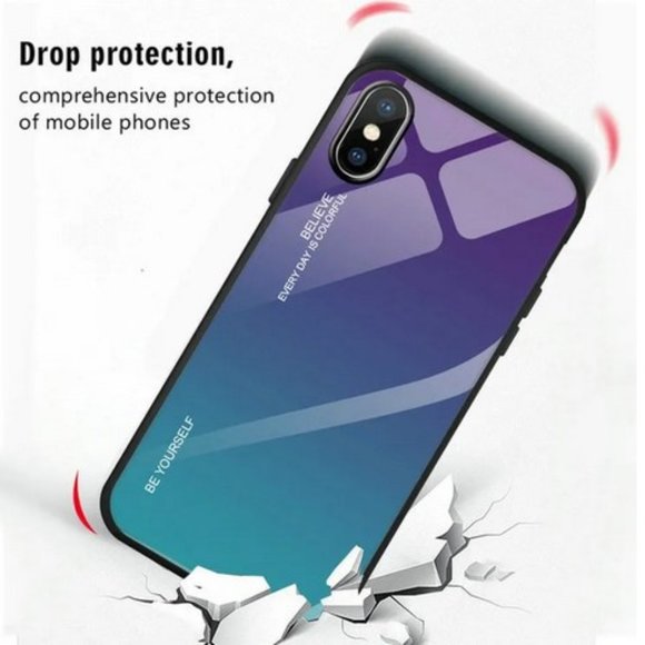 2 pcs. BUNDLE Gradient Gorilla Glass Phone Case - Picture 3 of 4